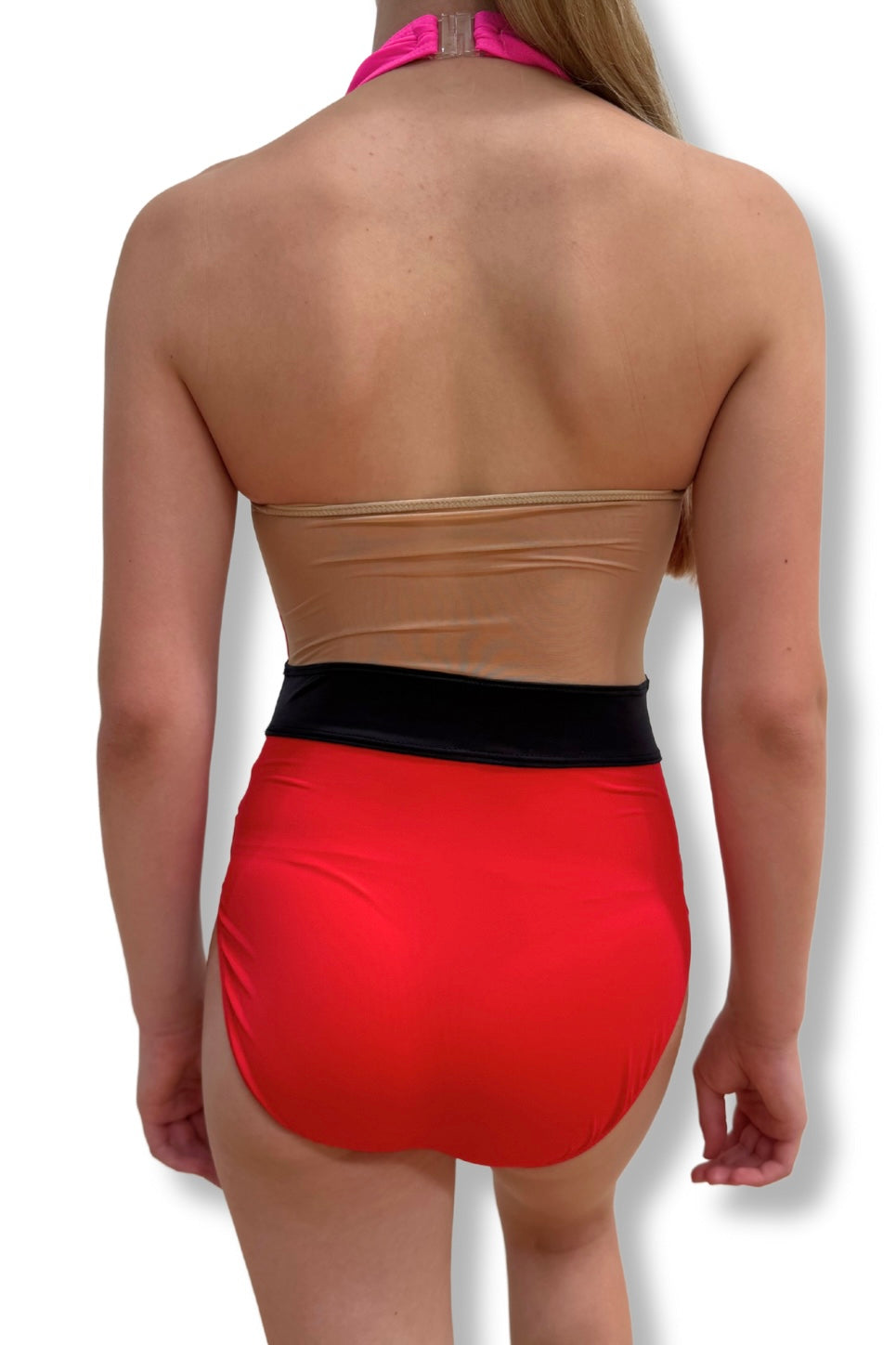 Ladies X-Small- Red & Pink