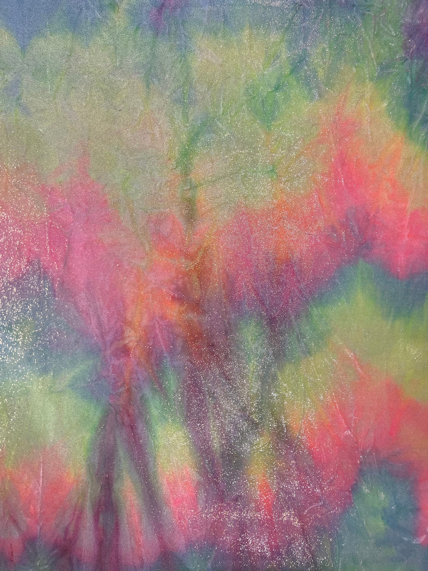 Tie Dye Glitter Velvet