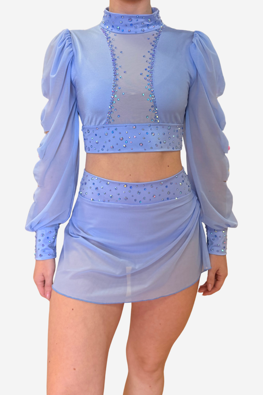 Baby Blue 2 Piece Lyrical- Ladies Small