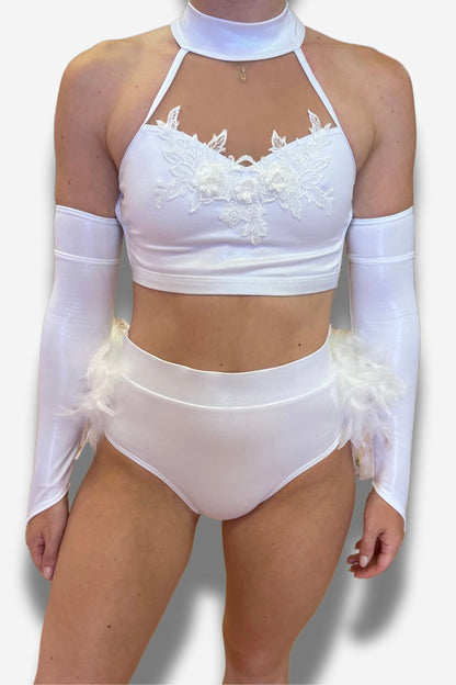 Ladies XS White Broadway