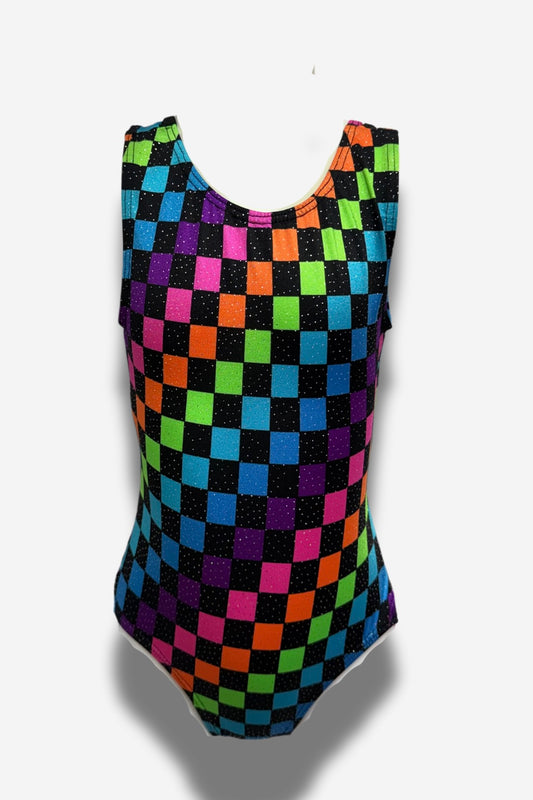 Bowie Leotard- Checkers