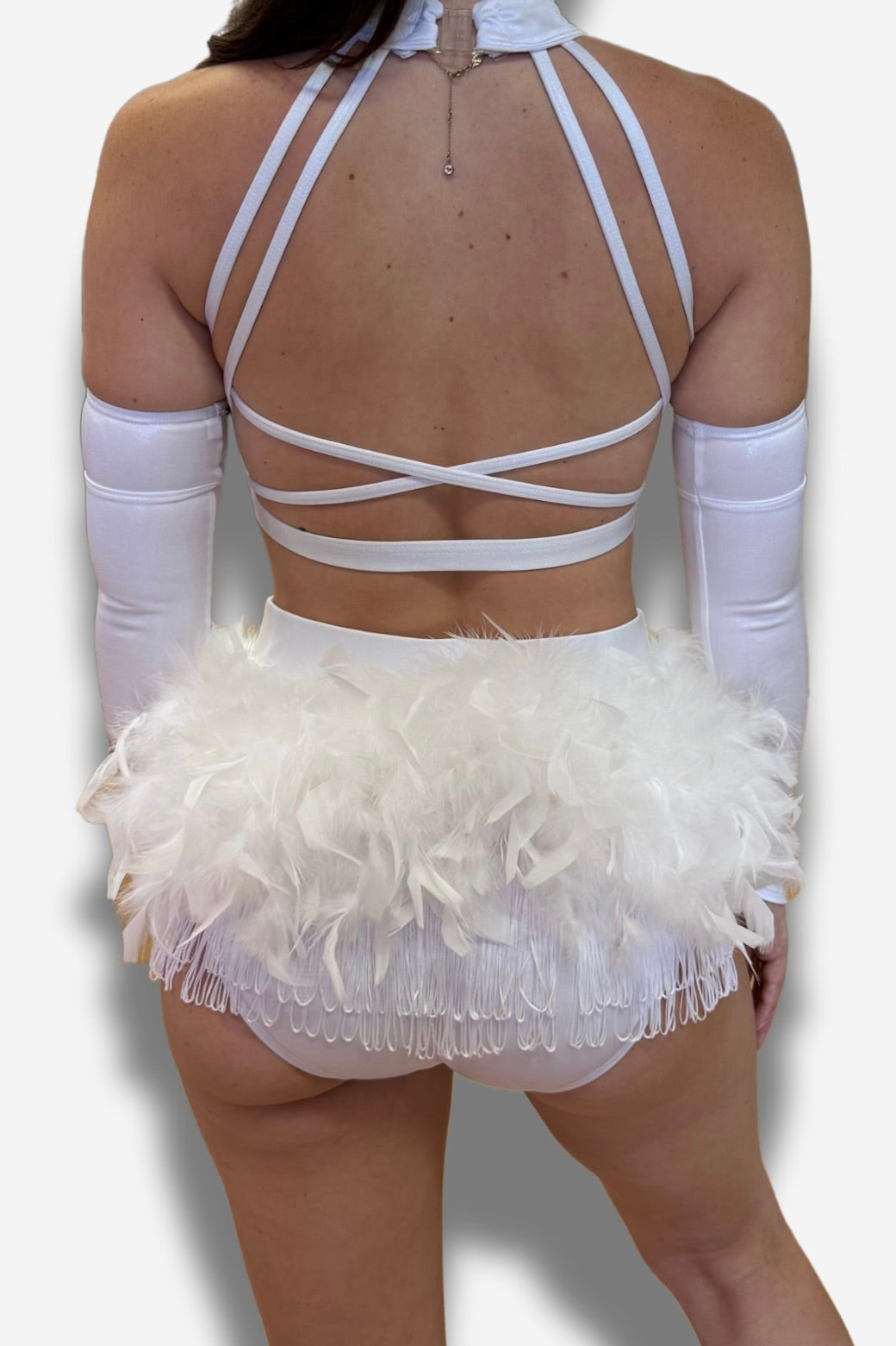 Ladies XS White Broadway