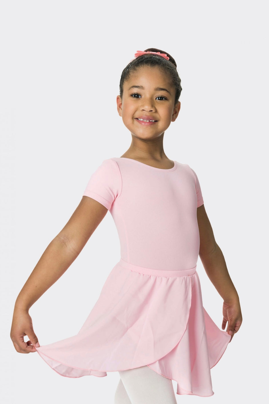 Z Girls Hollow Straps Irregular Dance Practice Skirts Dancewear(with bottoms)