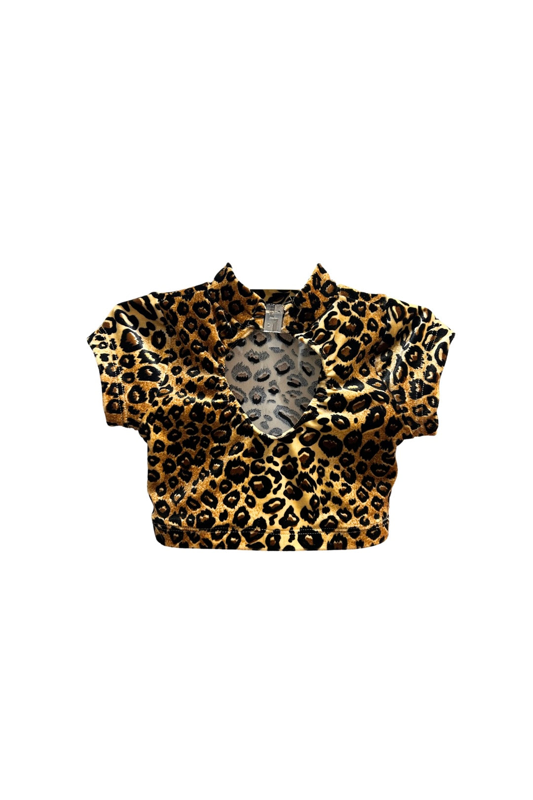 Ebony Crop Printed