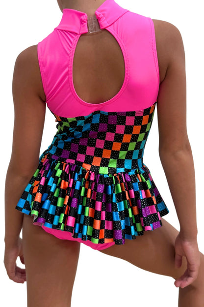 Checker Rainbow Dress