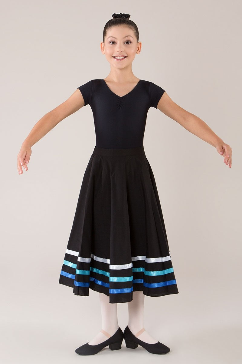 Matilda Ribbon Skirt Child- Energetiks – Dance and Design Fabrics