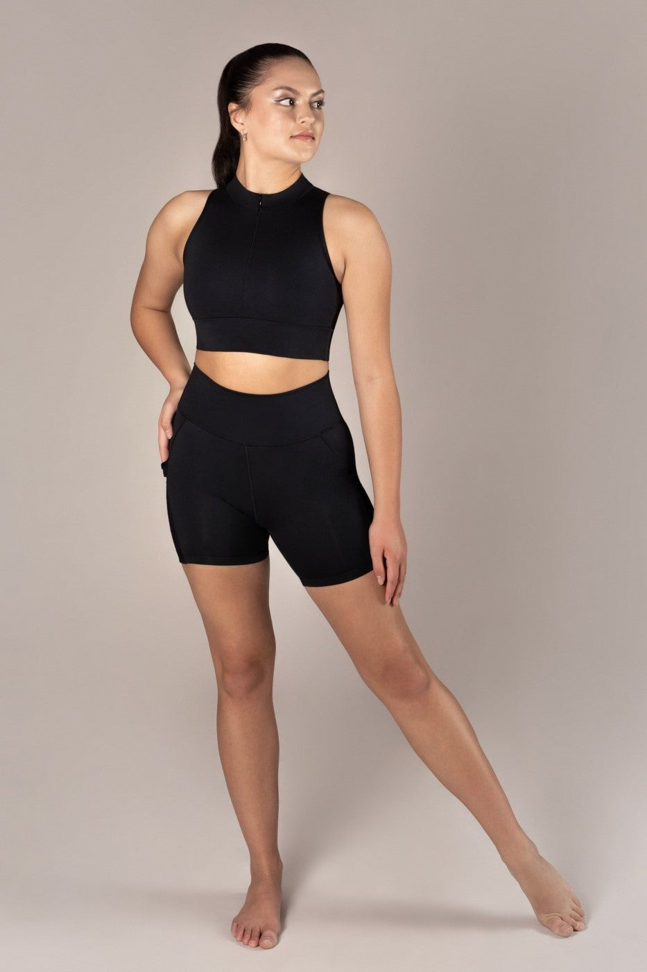 Kity Zip Crop Top- Energetiks