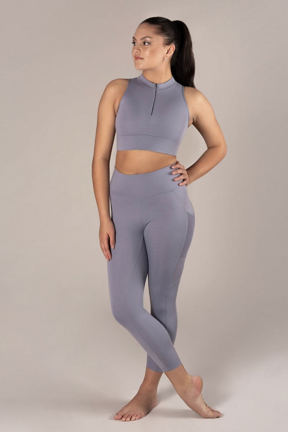 Kity Zip Crop Top- Energetiks