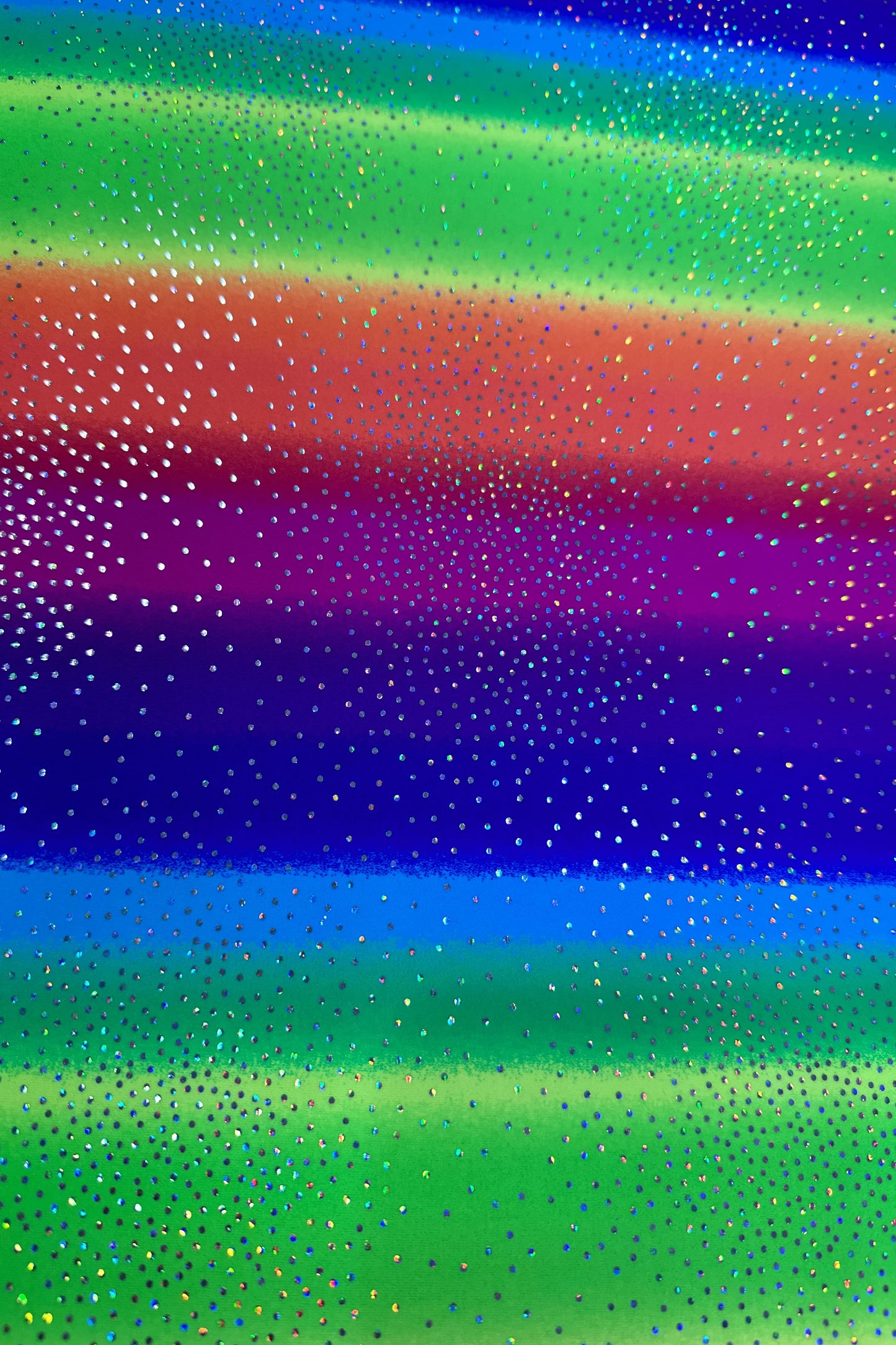 Rainbow Foile Spandex