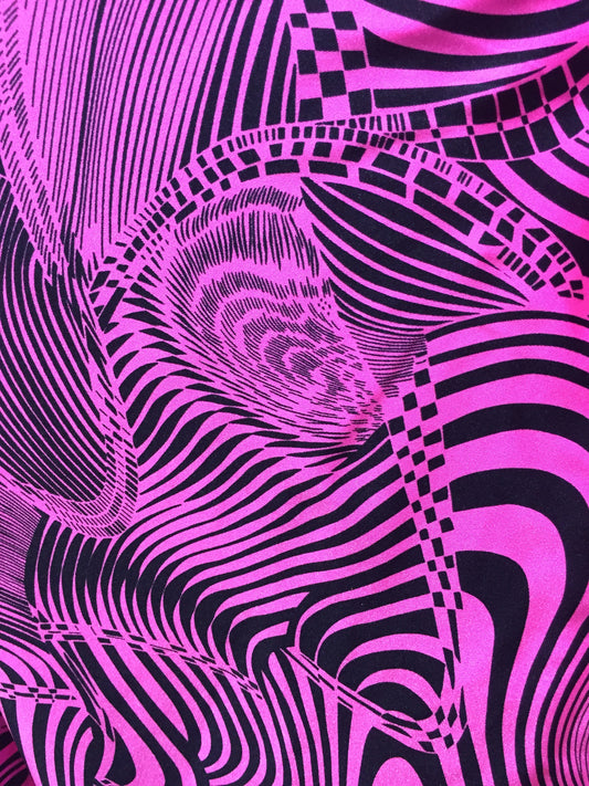 Pink Zebra Swirl