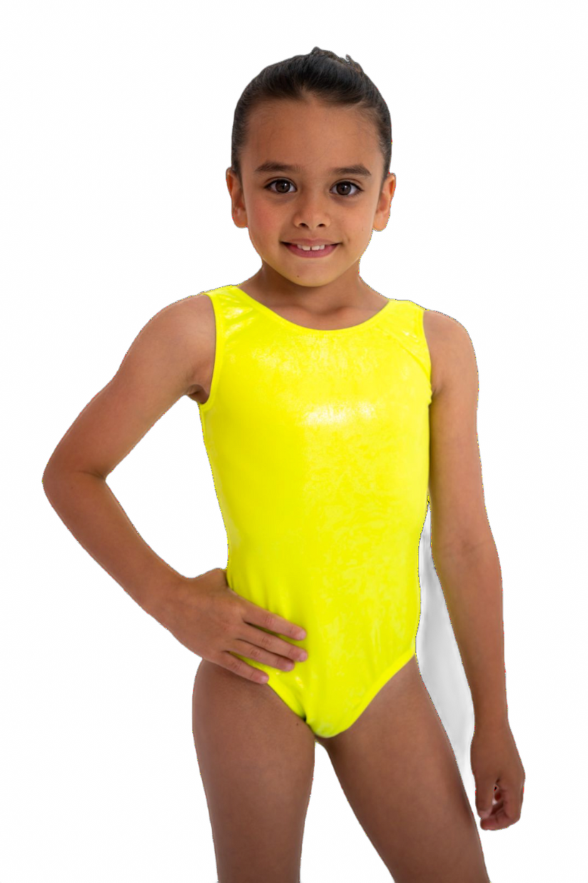 Ava Gym Leotard One Tone Fog Dance and Design Fabrics